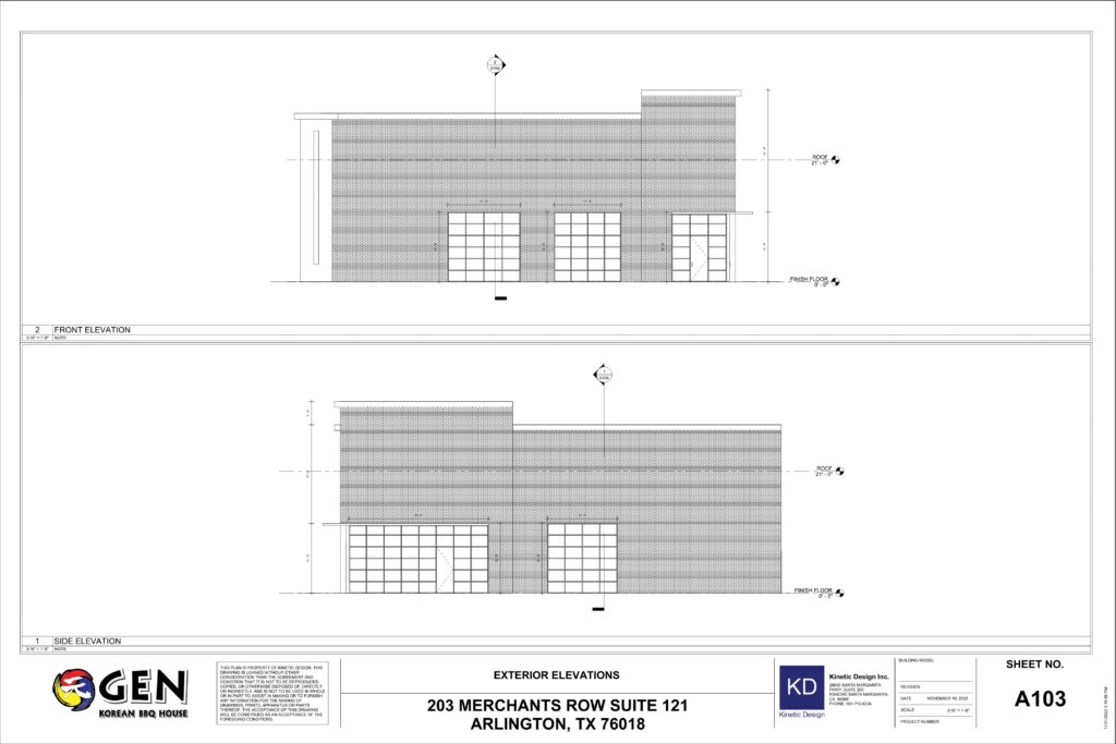 Gen Korean BBQ Arlington TX Design