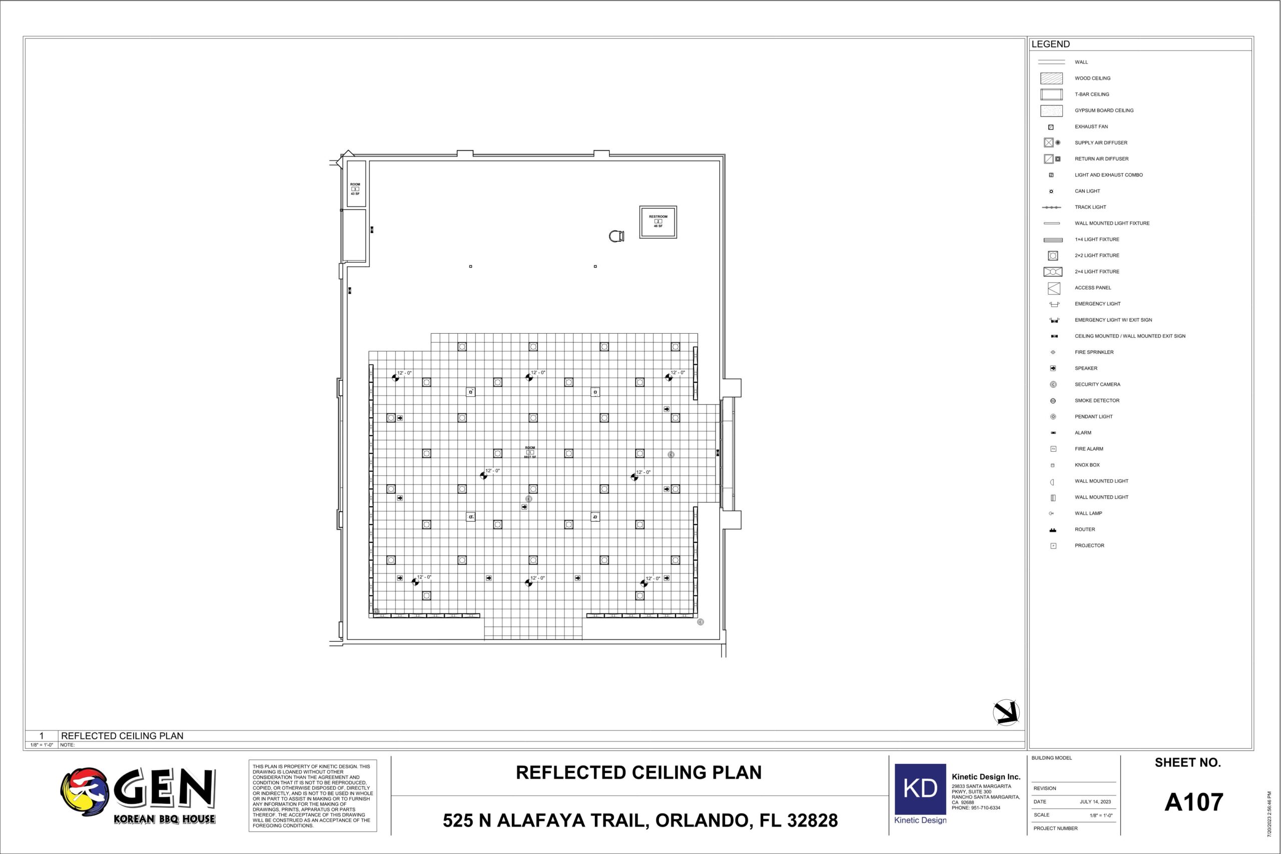 Gen Korean BBQ Orlando FL Design